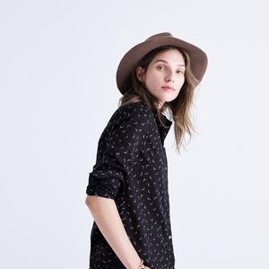 Madewell Shrunken Ex-boyfriend Crescent Moon Shirt